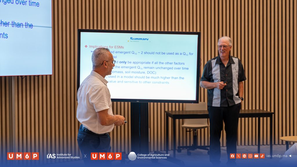 Discussion during Dr. Bill Riley seminar at IAS UM6P
