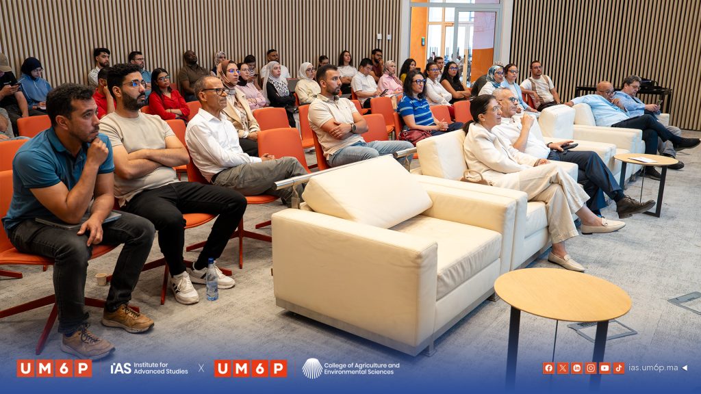 Audience discussion during Dr. Bill Riley seminar at IAS UM6P